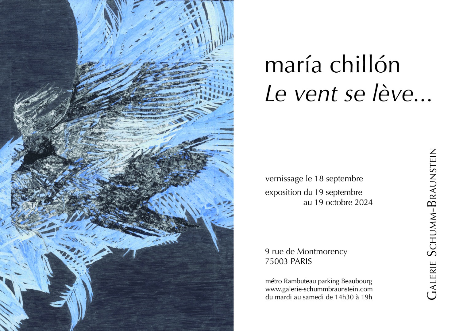 Carton Double Maria Chillon  Le Vent Se Lève2