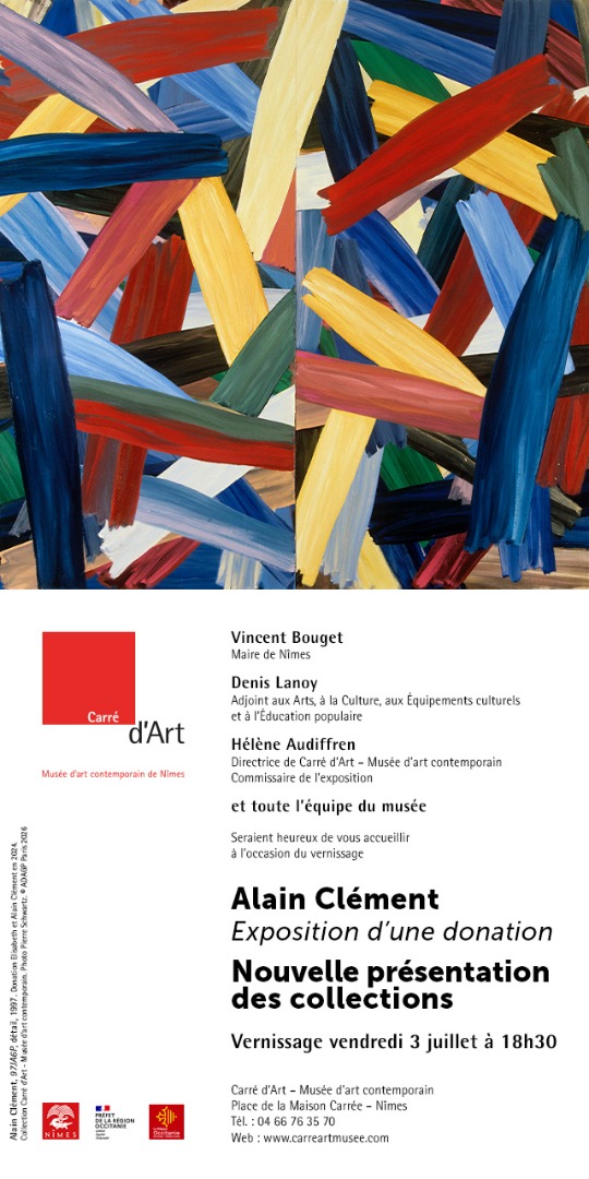 Alain CLÉMENT Carré DArt Nîmes  07 2026