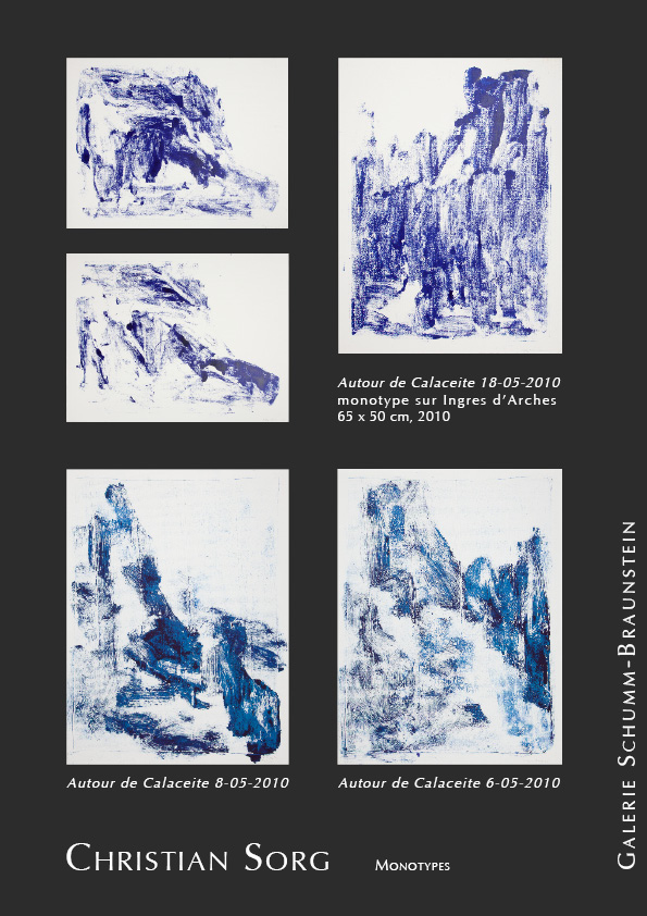 SORG Monotypes Bleu GSB